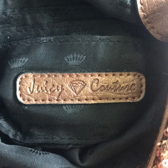 Juicy Couture Brown Sequined Wristlet - Picture 10 of 10